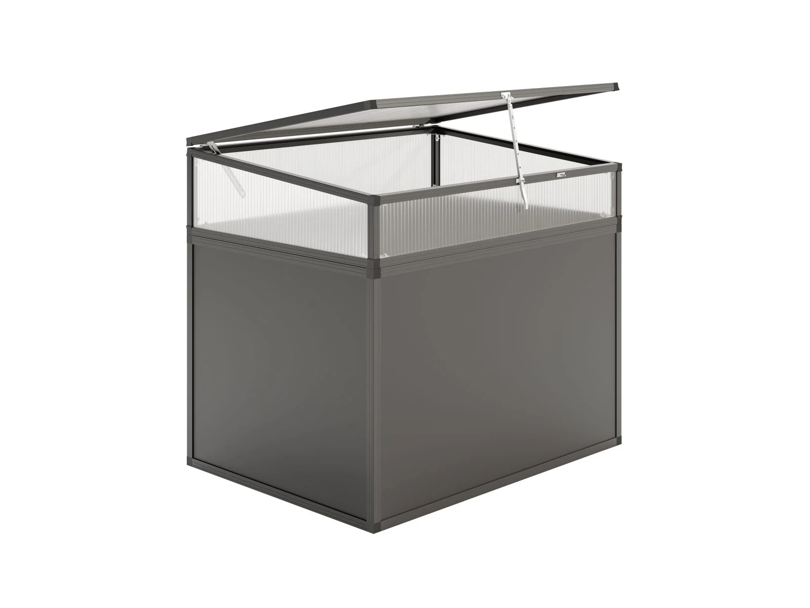 KGT Aluminium-Hochbeet 130, anthrazit-grau - Image 4