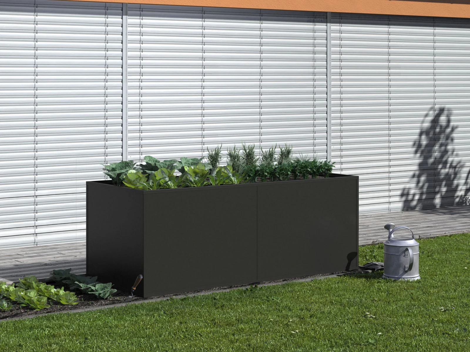 KGT Aluminium-Hochbeet 210, anthrazit-grau - Image 6