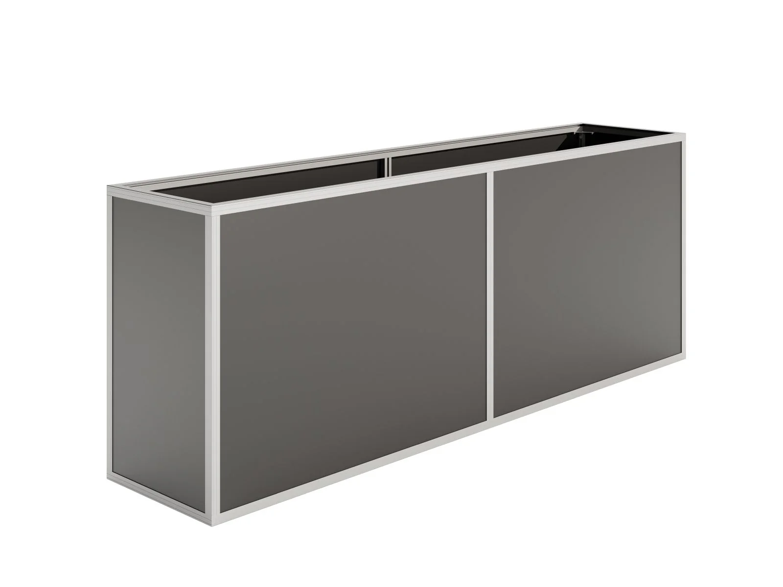 KGT Aluminium-Hochbeet 210 small, anthrazit-grau