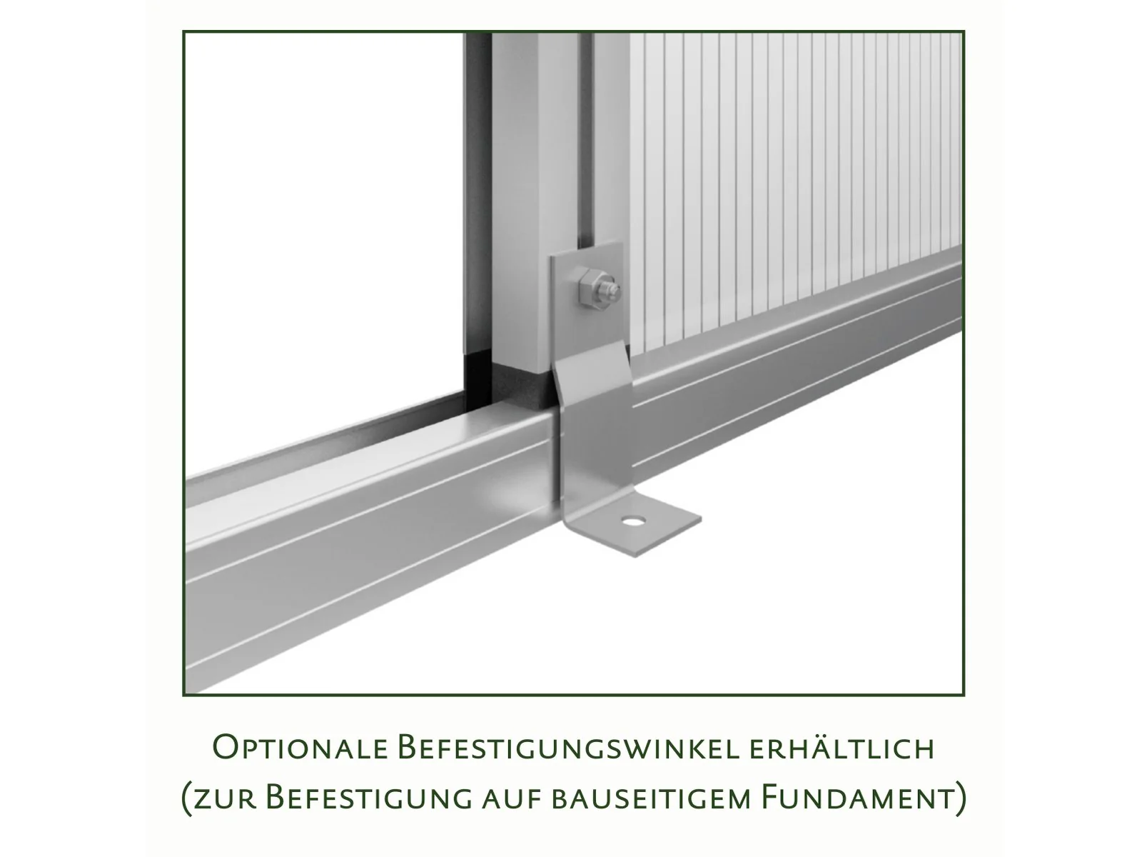 KGT Gewächshaus Lilie IV, HKP 10 mm, pressblank - Image 7