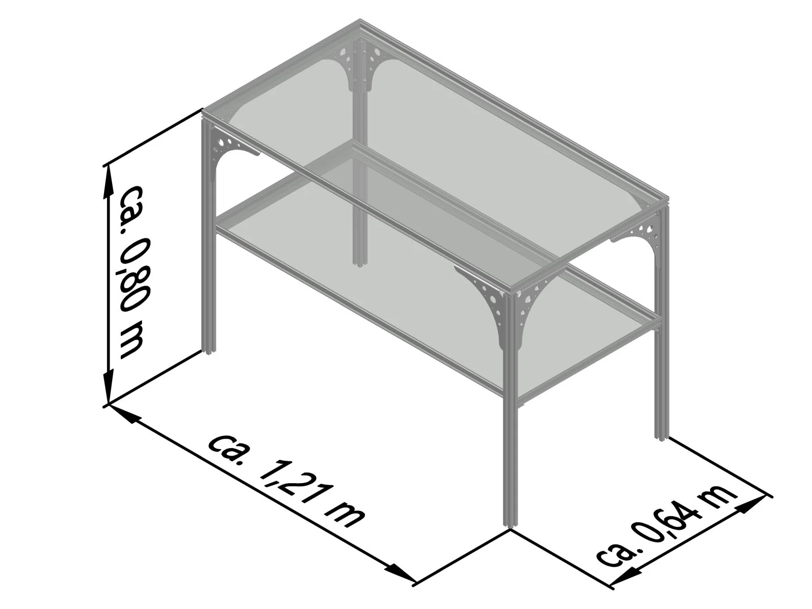 KGT Universal Alumium Tisch - Image 2