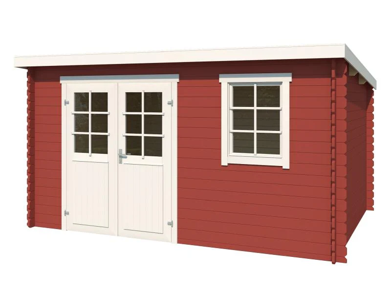 Lasita Blockbohlenhaus Amira 230 schwedenrot 28 mm - Image 2