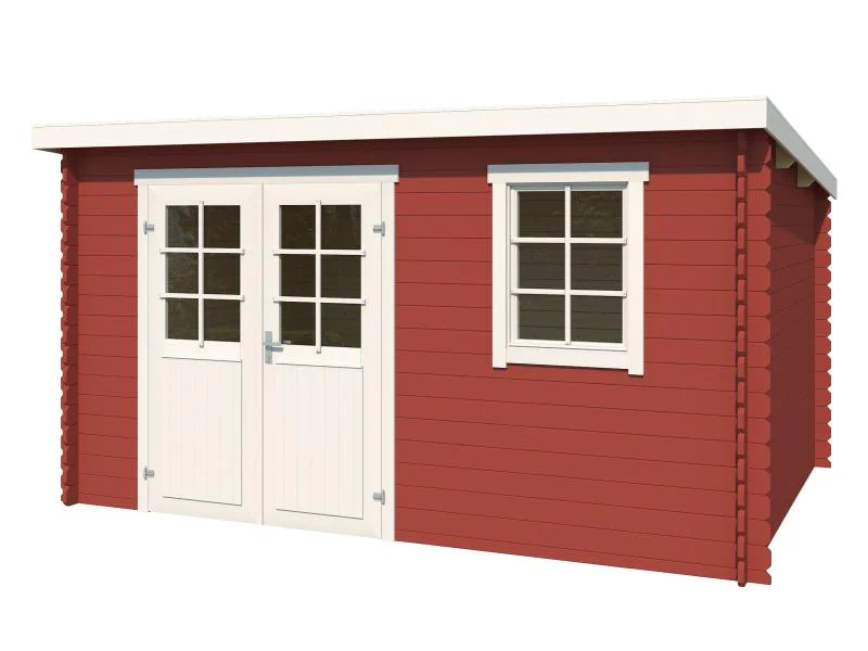 Lasita Blockbohlenhaus Amira 275 schwedenrot 28 mm - Image 2