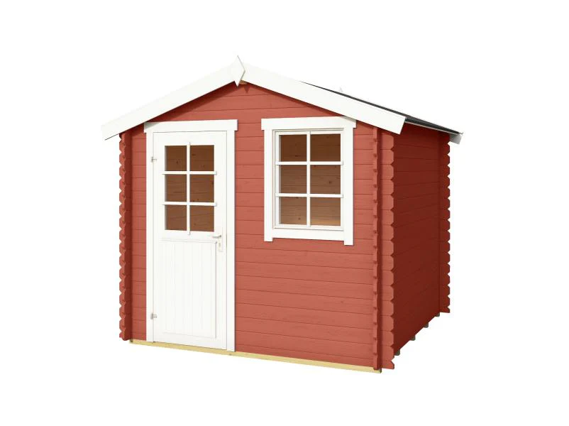 Lasita Blockbohlenhaus Wels 2 230 schwedenrot, 28 mm - Image 2