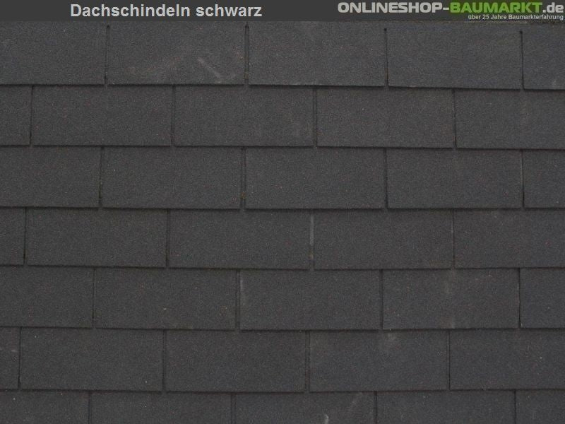 Lasita Dachschindeln Rechteck schwarz 5 Pakete