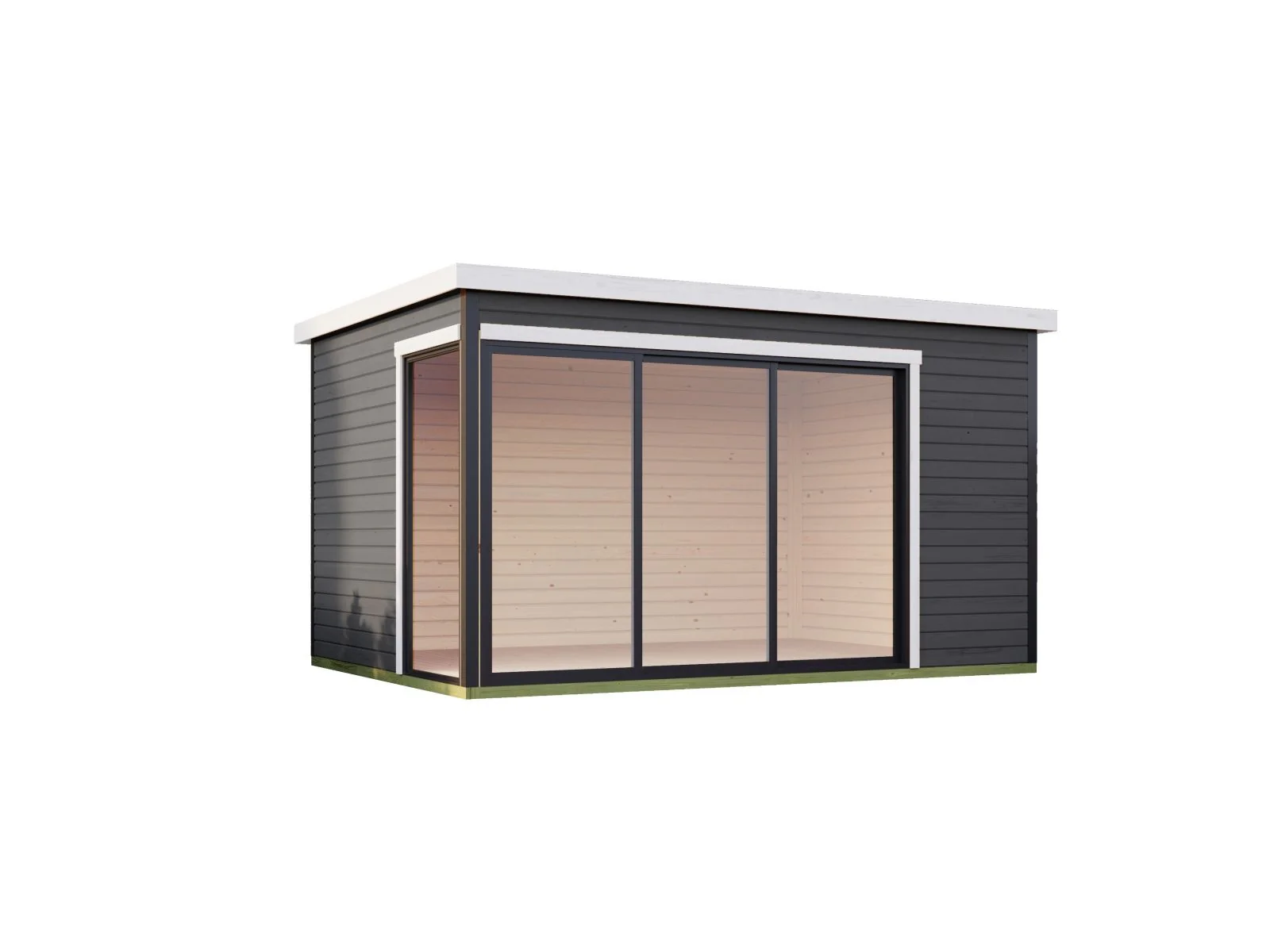 Lasita Gartenhaus Austin 6, carbongrau - Image 3