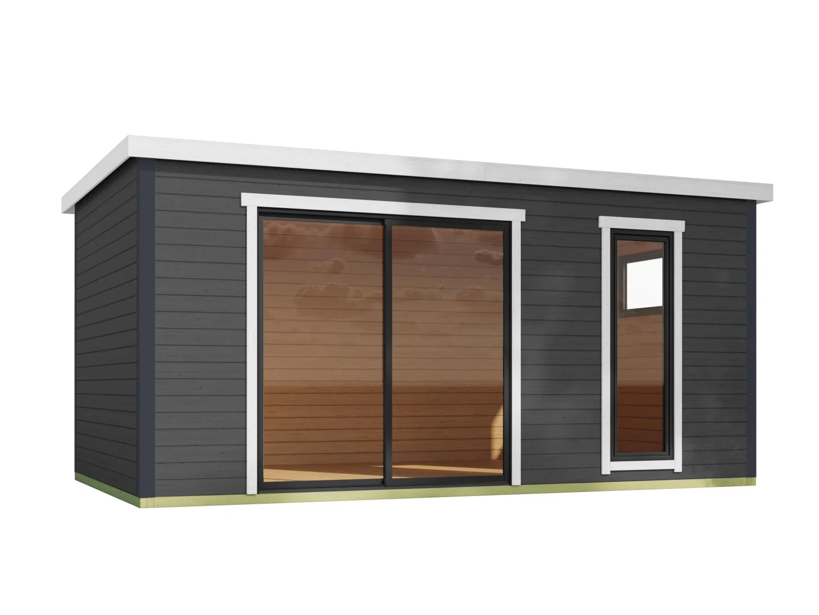 Lasita Gartenhaus Austin 7, carbongrau - Image 4