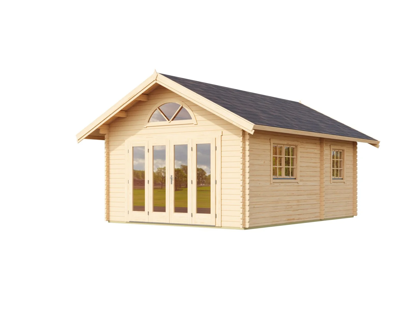 Lasita Gartenhaus Caroline 2.3, natur - Image 7