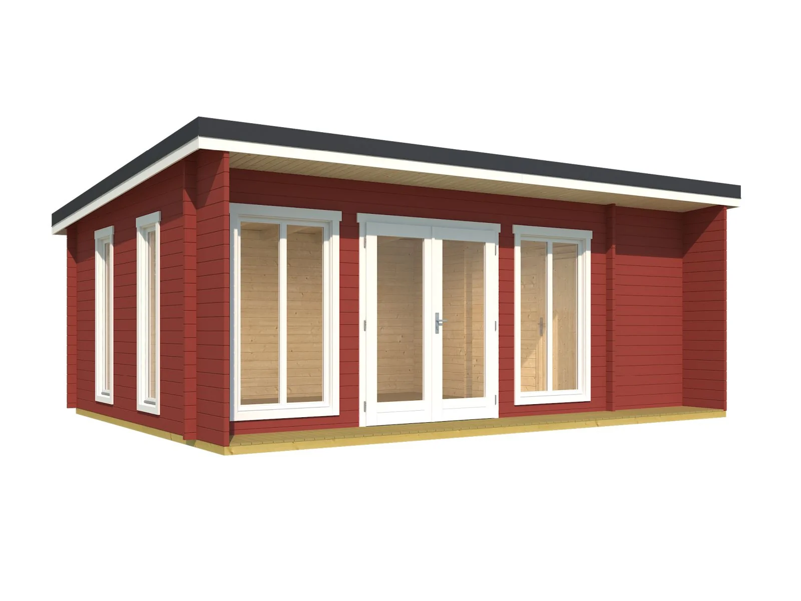Lasita Gartenhaus Japan, schwedenrot, 44 mm - Image 2