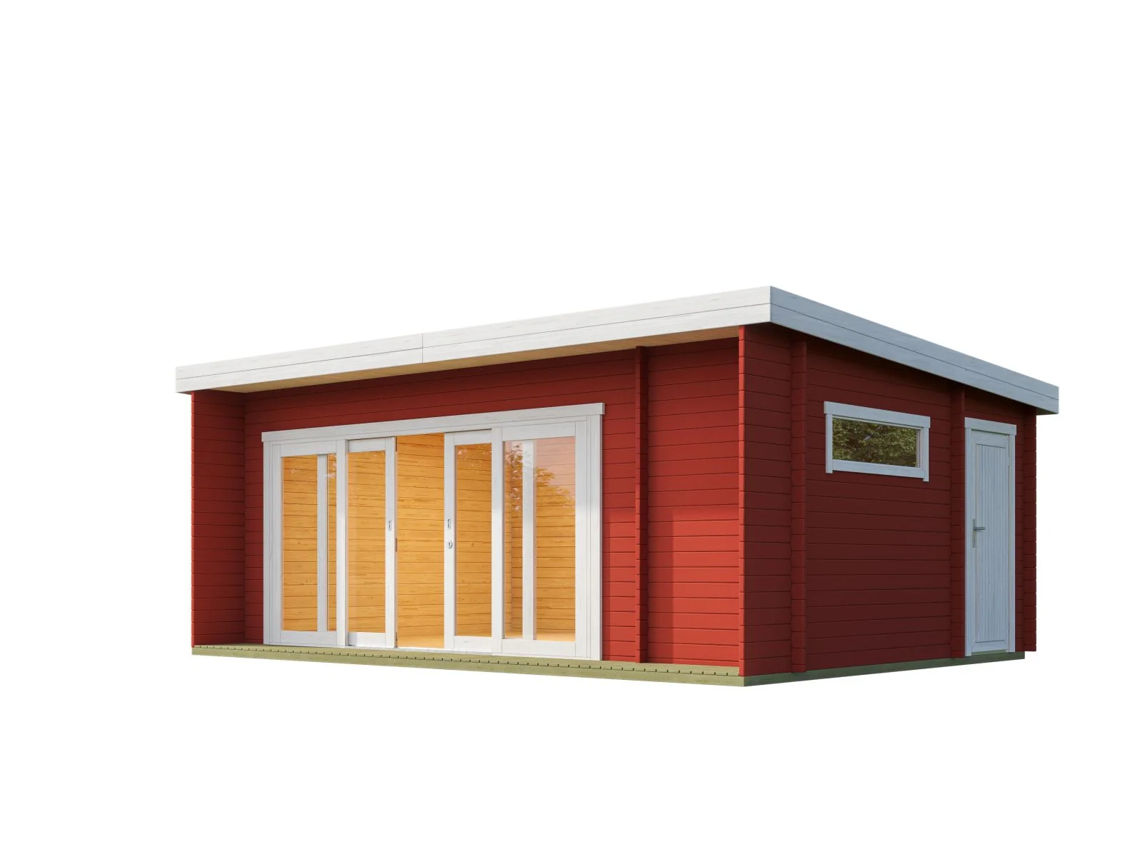 Lasita Gartenhaus Java, schwedenrot, 44 mm - Image 5