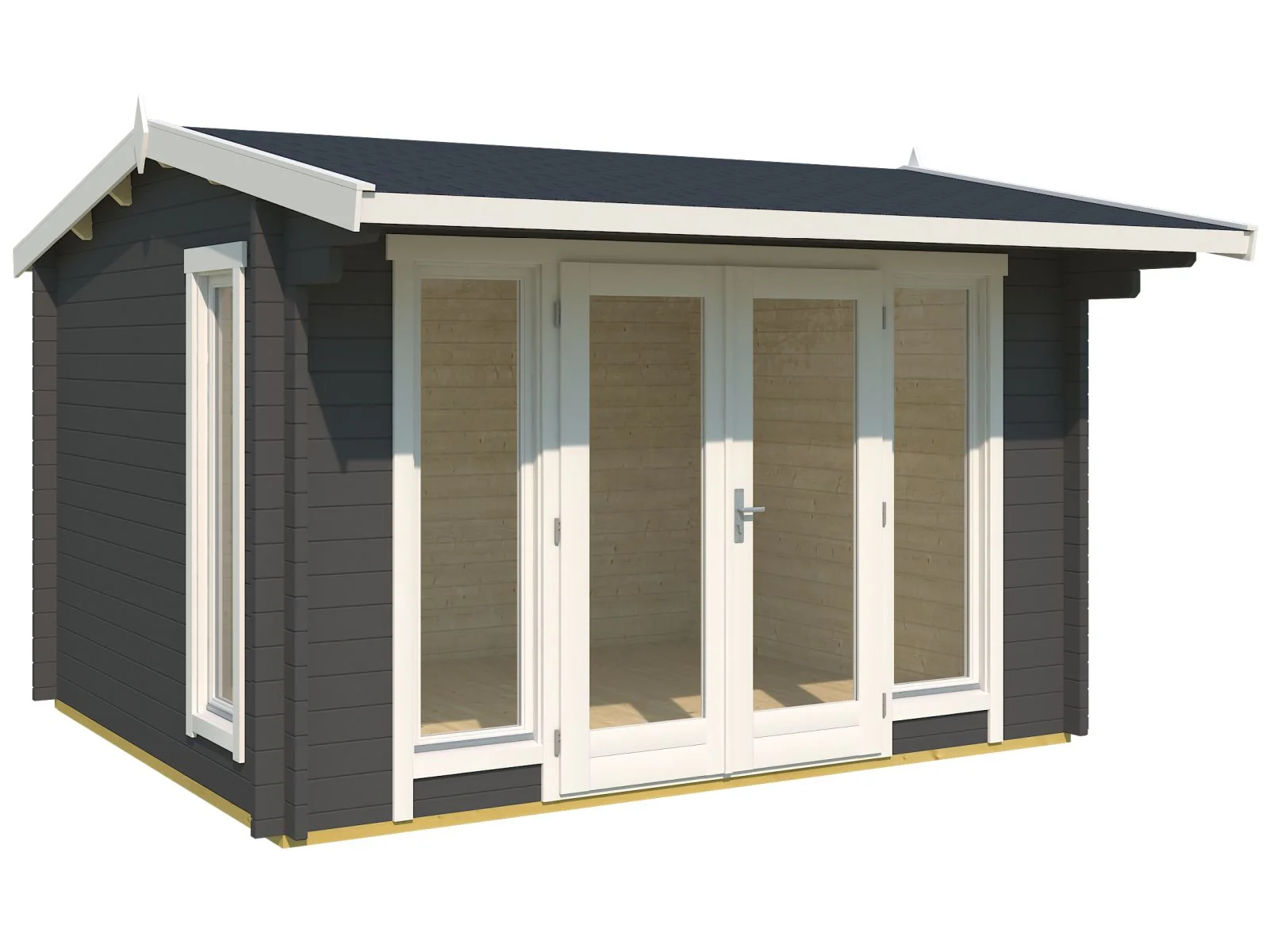 Lasita Gartenhaus Jubilee 44, carbongrau - Image 2