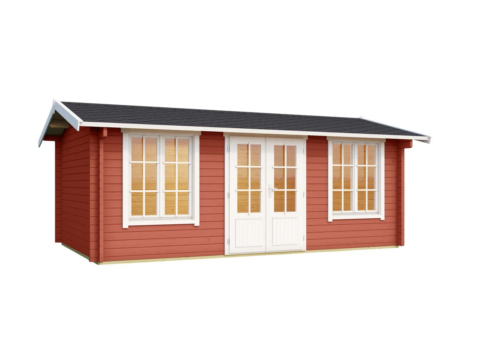 Lasita Gartenhaus Pembrokeshire 53, schwedenrot 44 mm - Image 2