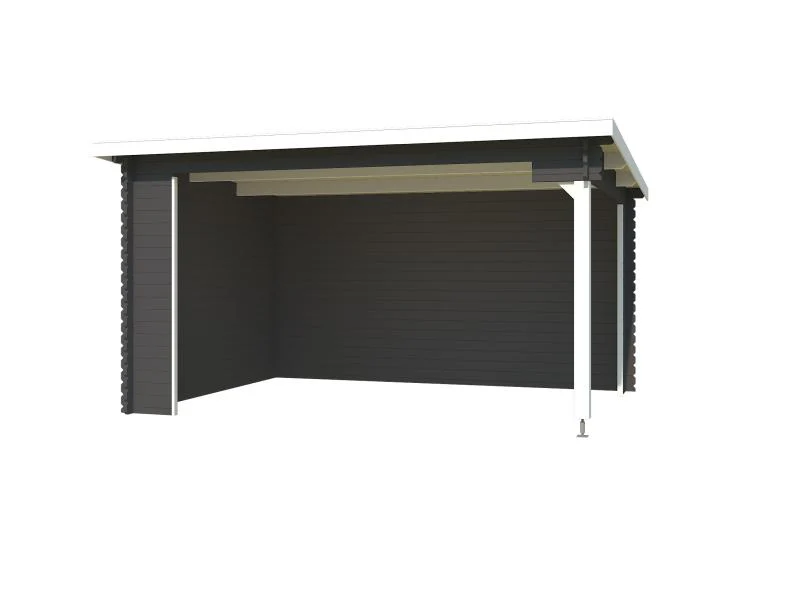 Lasita Unterstand / Lounge Columbus carbongrau 34 mm - Image 2