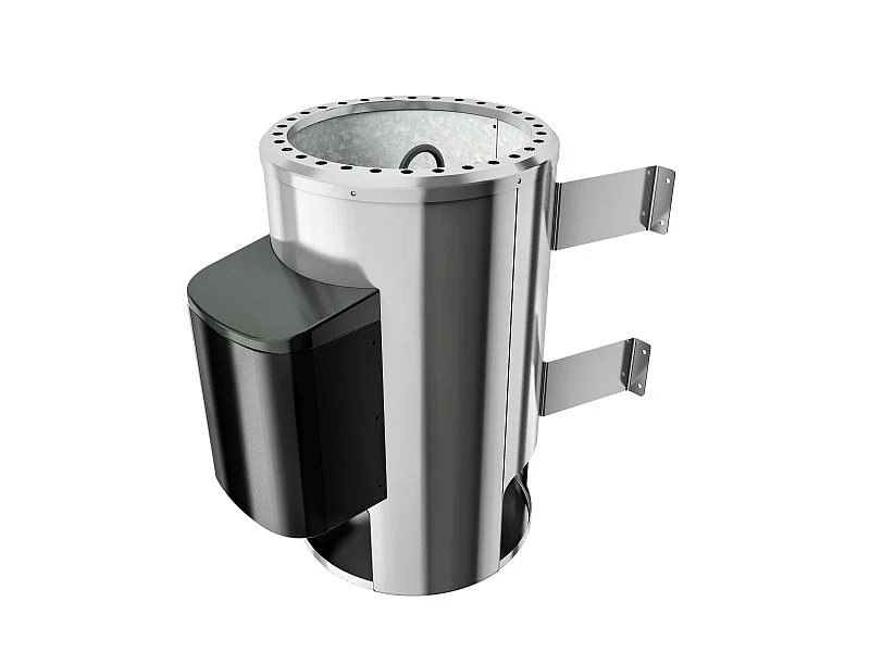 Lilja - Karibu Sauna Plug & Play inkl. 3,6 kW-Ofen - mit Dachkranz - - Image 5