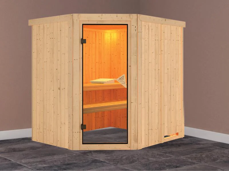 Lilja - Karibu Sauna Plug & Play ohne Ofen - ohne Dachkranz - - Image 2