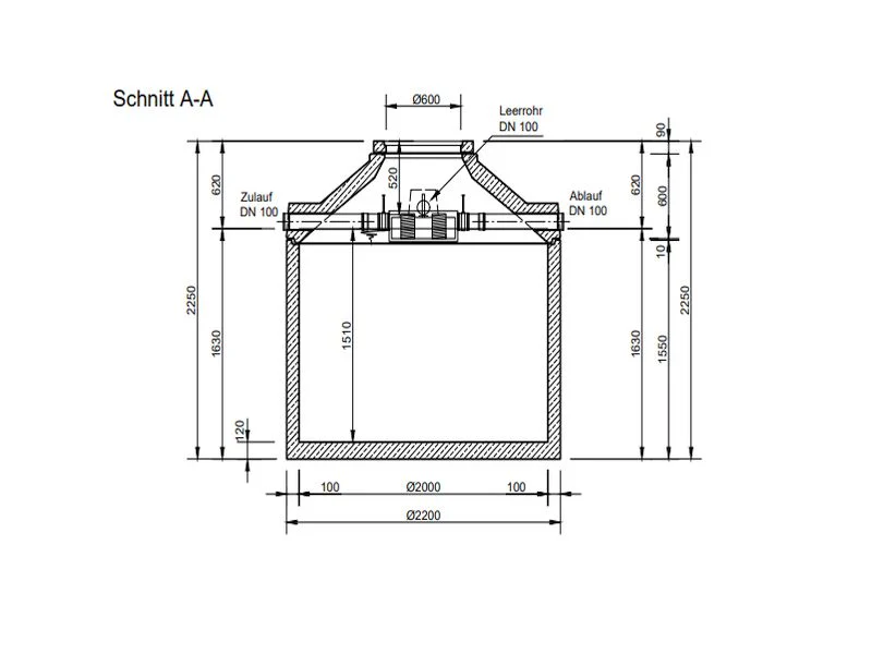 Mall Betonzisterne Family 4700 Liter, begehbar, mit Patronenfilter - Image 3