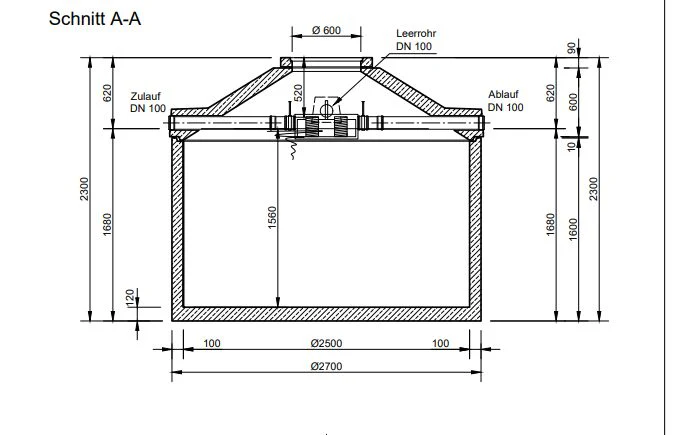 Mall Betonzisterne Family 7600 Liter, begehbar, mit Patronenfilter - Image 3