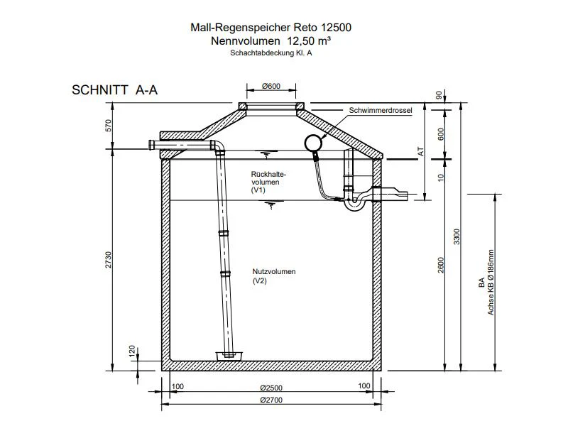 Mall Retentionszisterne Reto 12500 Liter, begehbar - Image 2