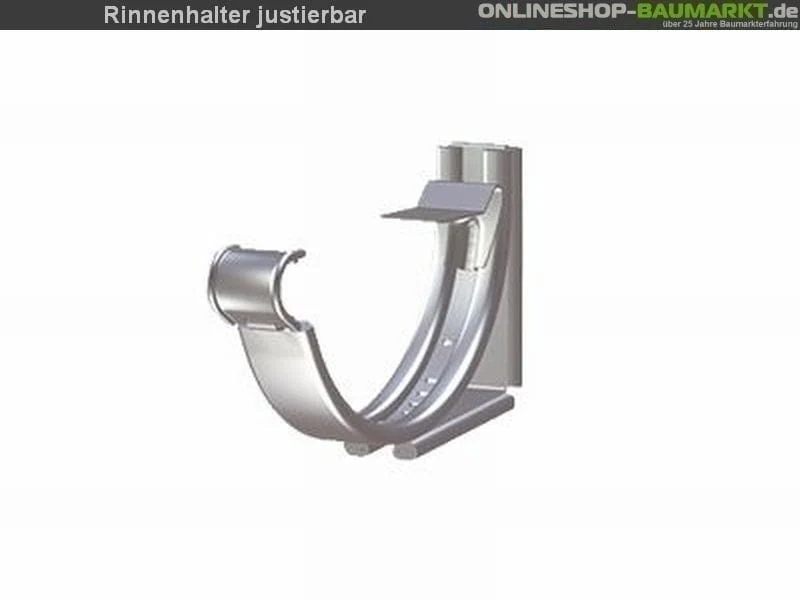 Metall-Dachrinne dunkelgrau Pultdach 600 cm - Image 5