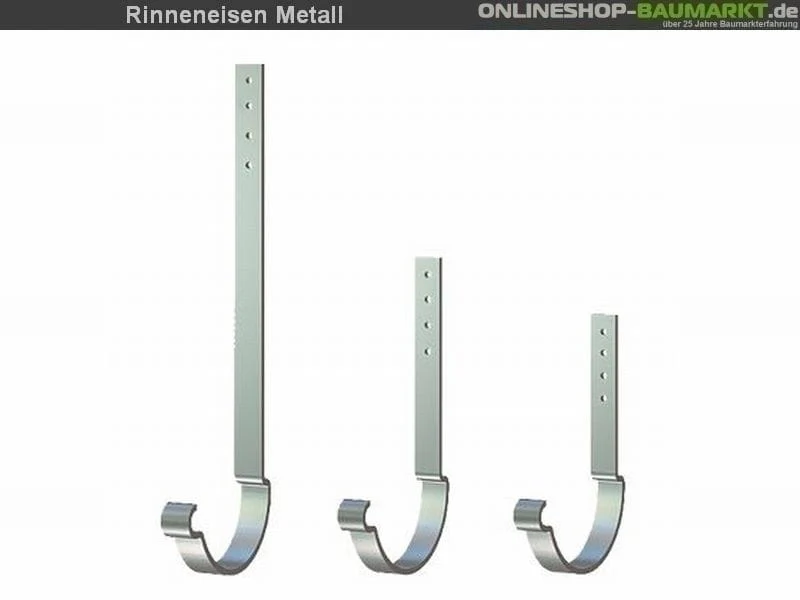 Metall-Dachrinne dunkelgrau Viereckdach 4 x 500 cm - Image 5