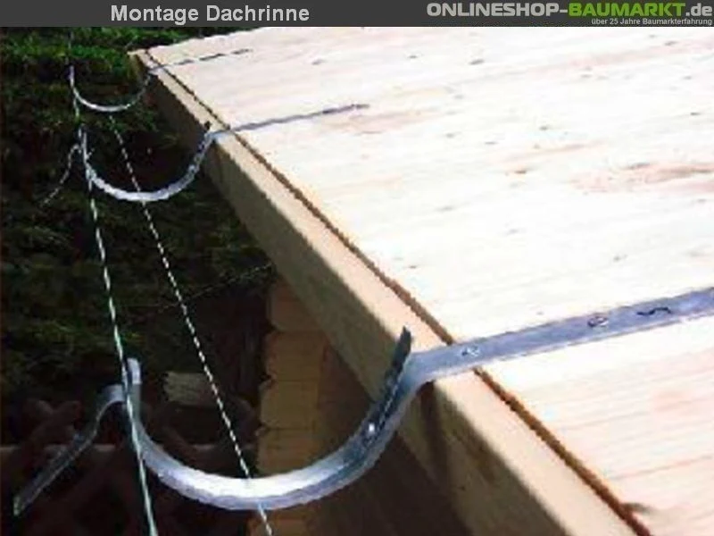 Montage Dachrinne 15 Meter