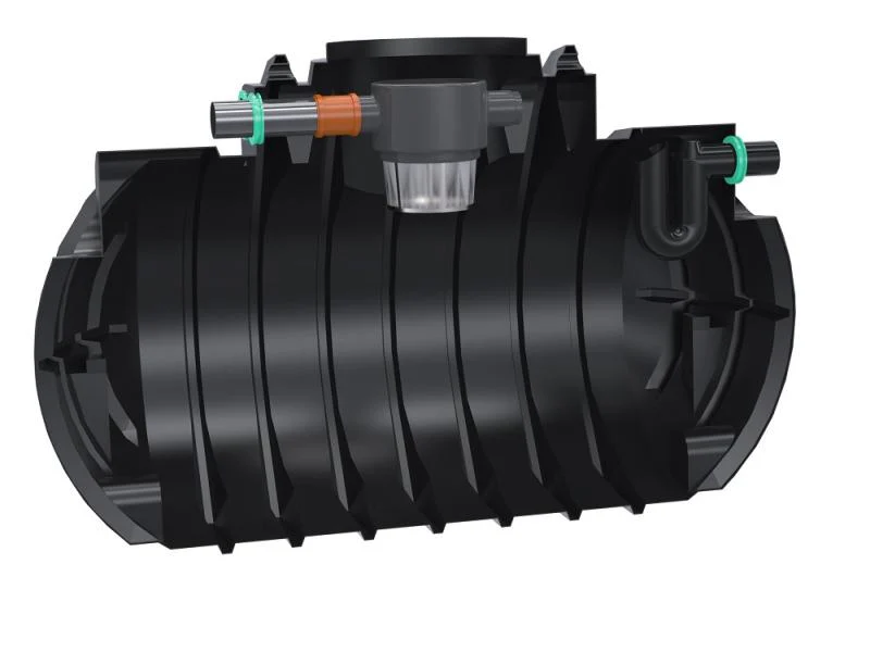 Nautilus Atlantis Premium-Zisterne 2.200 Liter mit vorinstalliertem Korbfilter