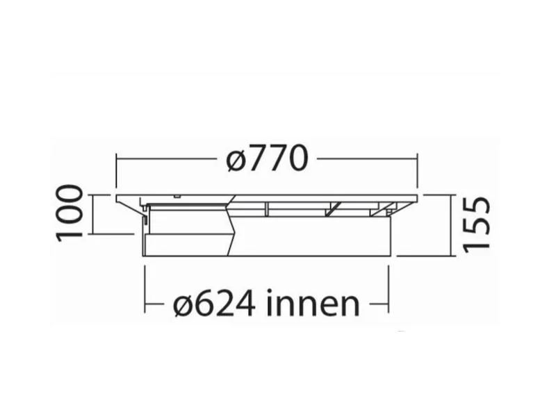 Nautilus Tankabdeckung anthrazit bis 200 kg begehbar, 100mm - Image 2