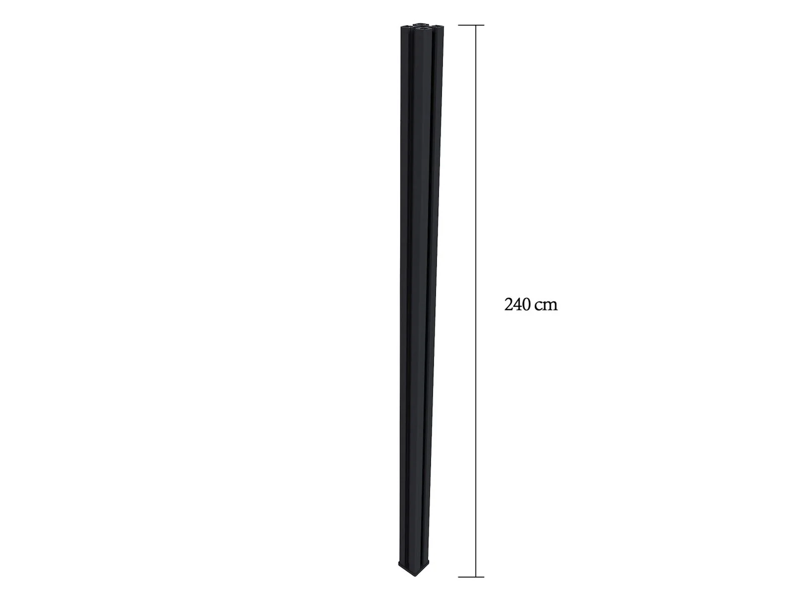 Linholm Aluminium Pfosten Schwarz 240 - Image 2
