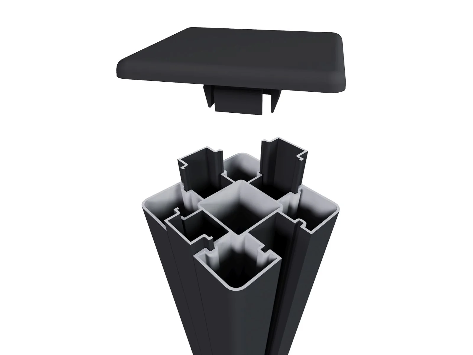 Linholm Aluminium Pfosten Schwarz 270 - Image 5