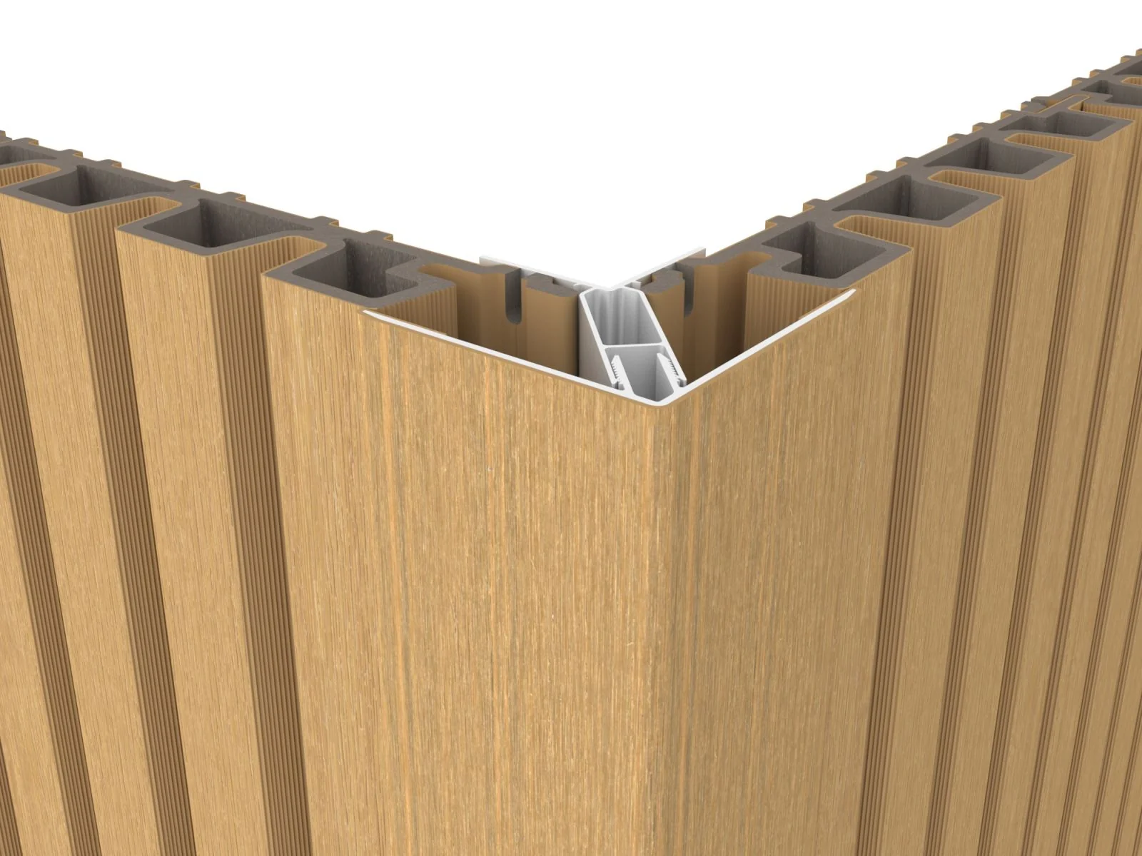 Linholm Fassadenprofil Alu-Coex Außeneckprofil Red Cedar - Image 4