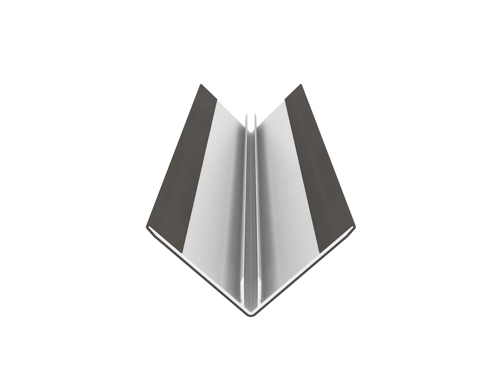 Linholm Fassadenprofil Alu-Coex Außeneckprofil Silver Gray - Image 3