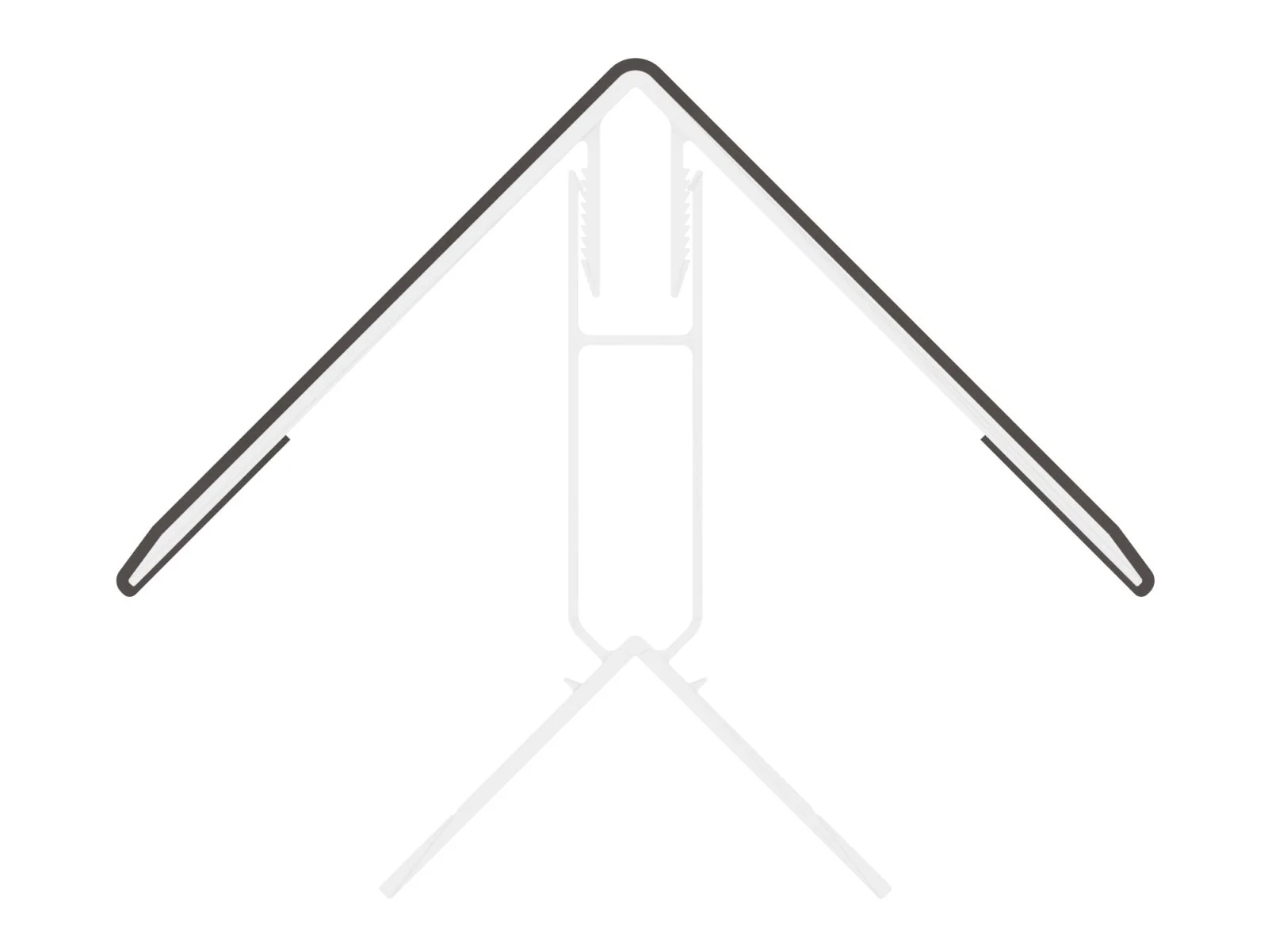 Linholm Fassadenprofil Alu-Coex Außeneckprofil Silver Gray - Image 4
