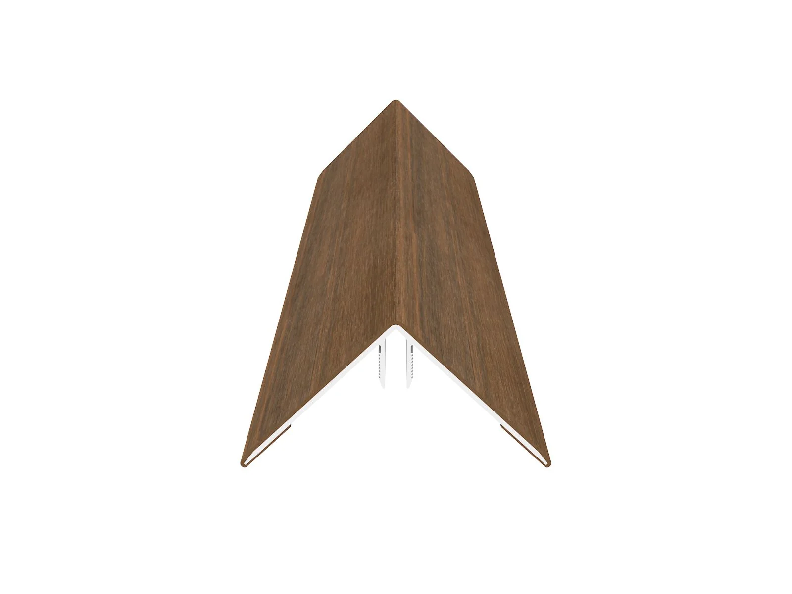 Linholm Fassadenprofil Alu-Coex Außeneckprofil Teak - Image 2