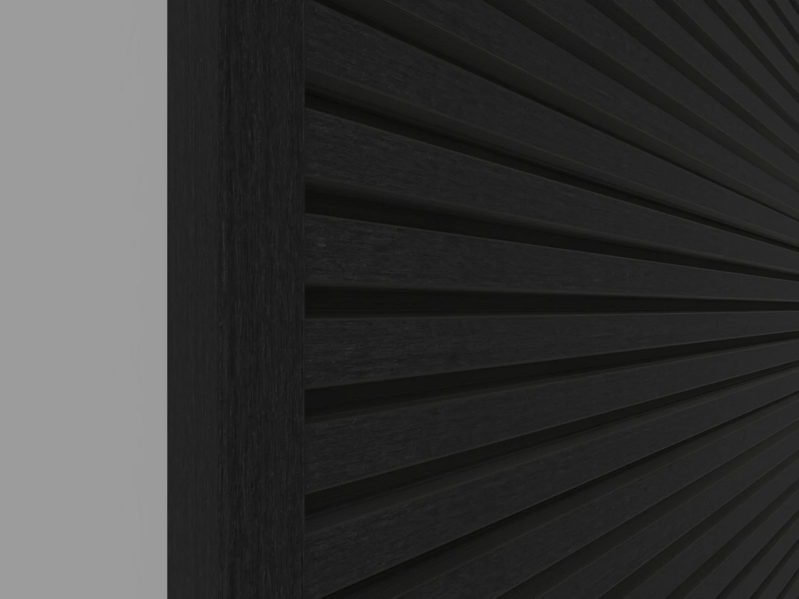Linholm Fassadenprofil Alu-Coex Endprofil Ebony