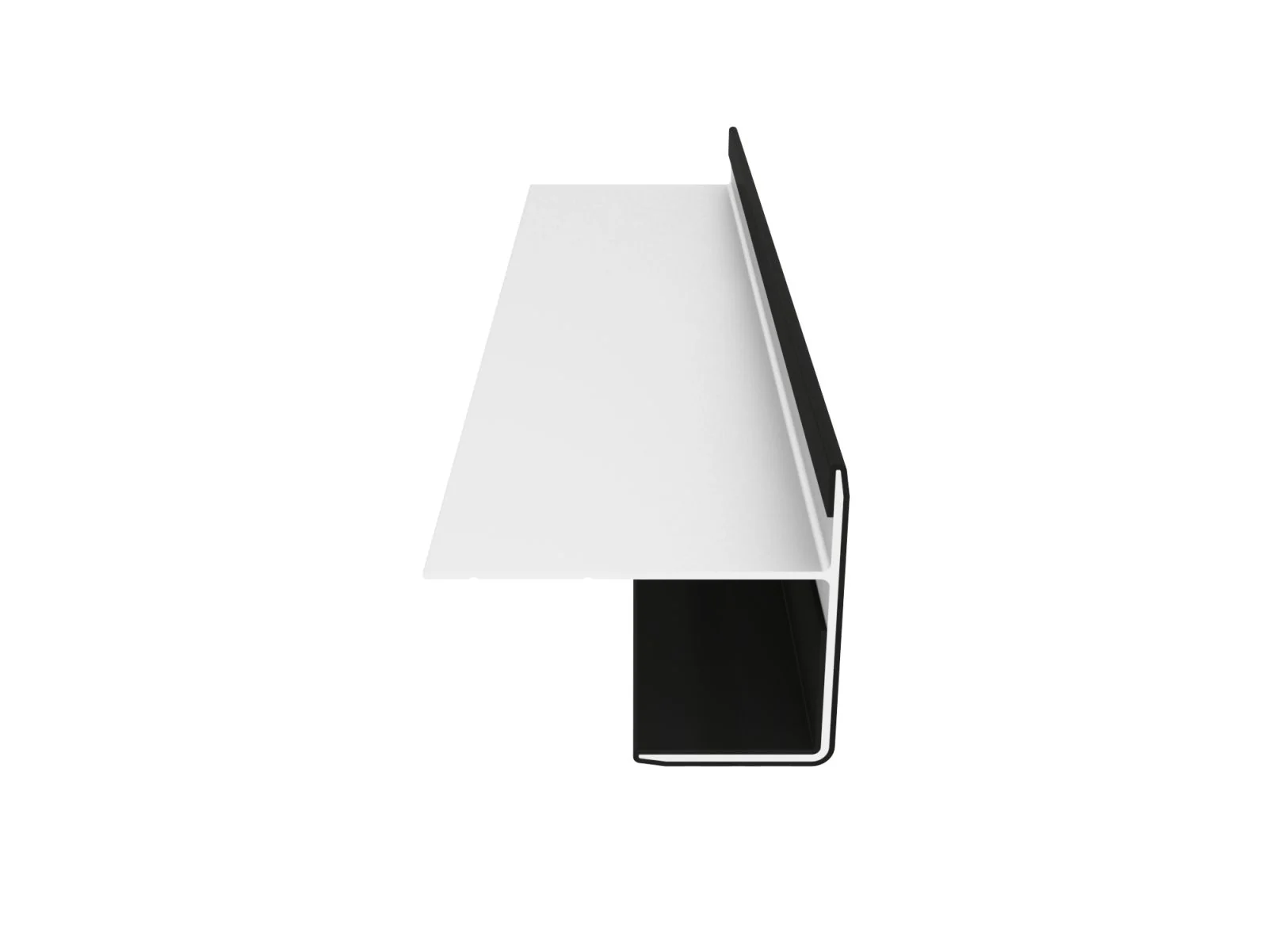 Linholm Fassadenprofil Alu-Coex Endprofil Ebony - Image 6