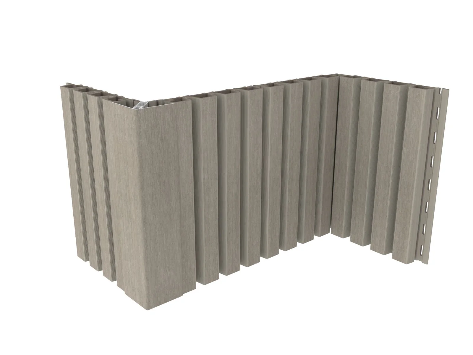 Linholm Fassadenverkleidung Castellation Pro 35 Antique 390cm - Image 8