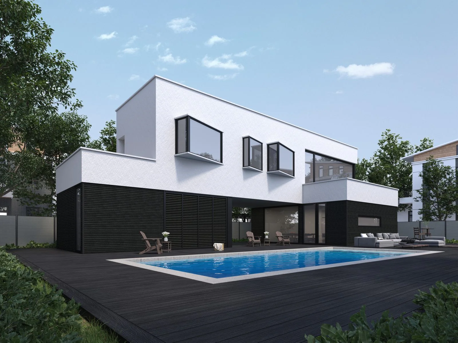 Linholm Fassadenverkleidung Castellation Pro 35 Ebony 290cm - Image 3