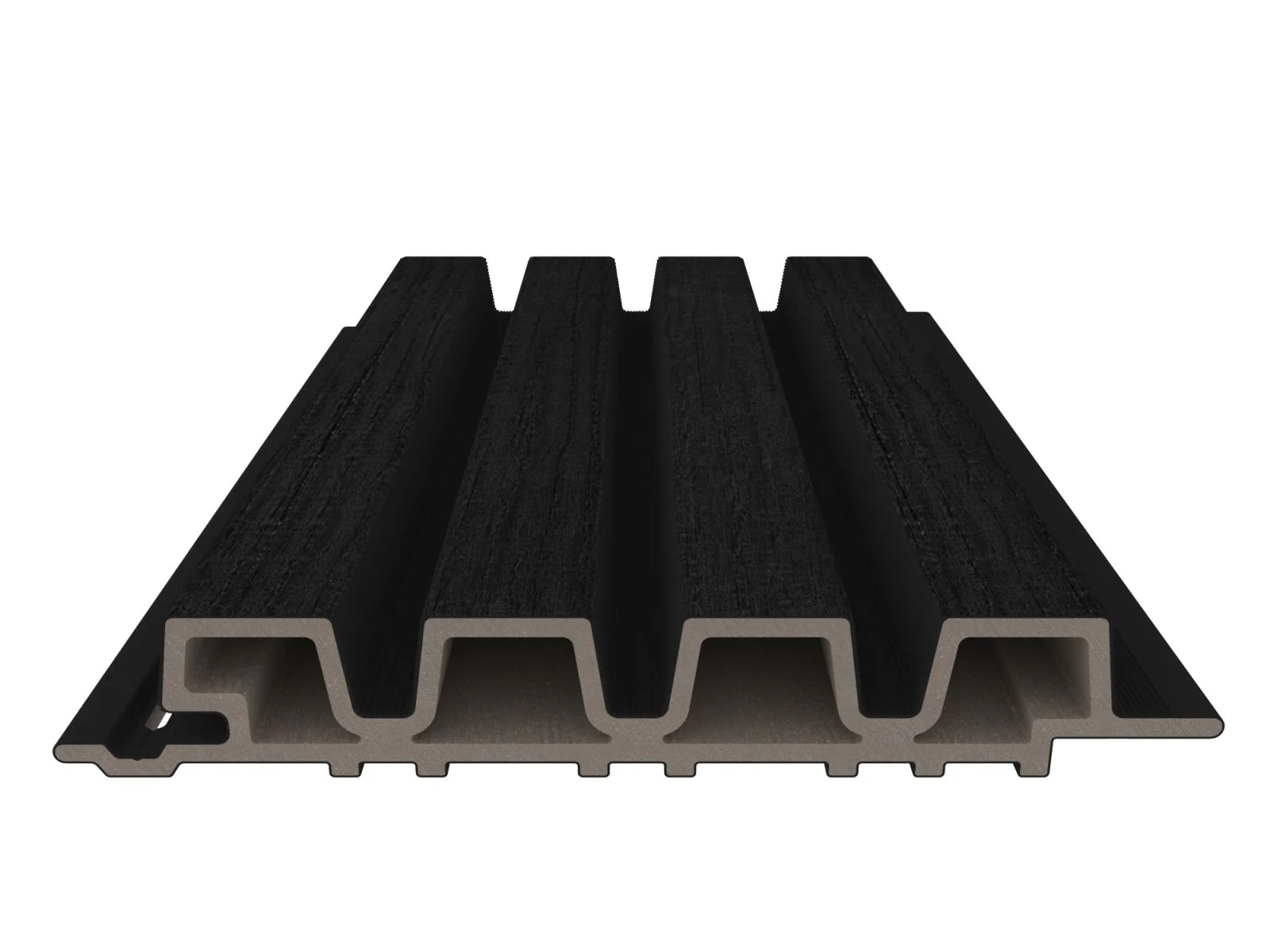 Linholm Fassadenverkleidung Castellation Pro 35 Ebony 390cm - Image 6