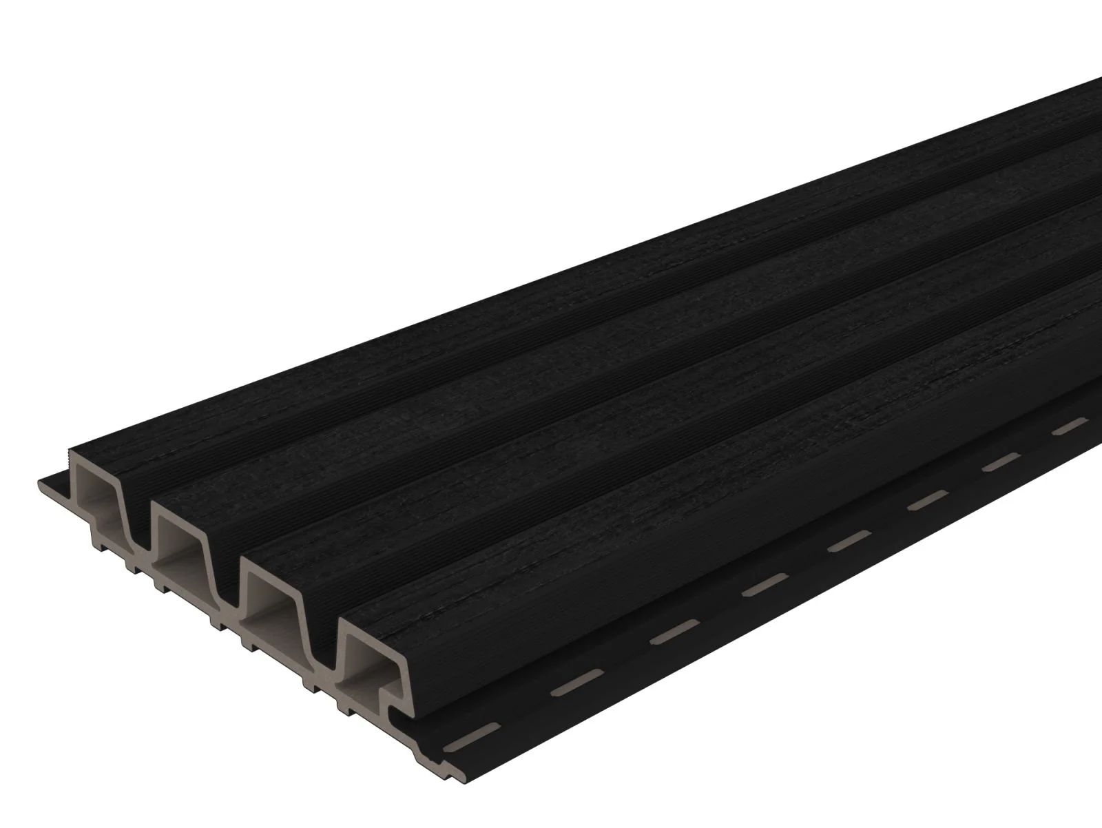 Linholm Fassadenverkleidung Castellation Pro 35 Ebony 390cm - Image 7