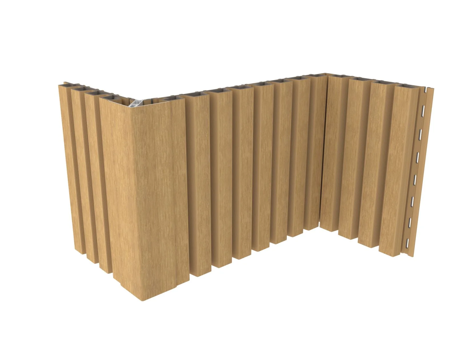 Linholm Fassadenverkleidung Castellation Pro 35 Red Cedar 390cm - Image 10
