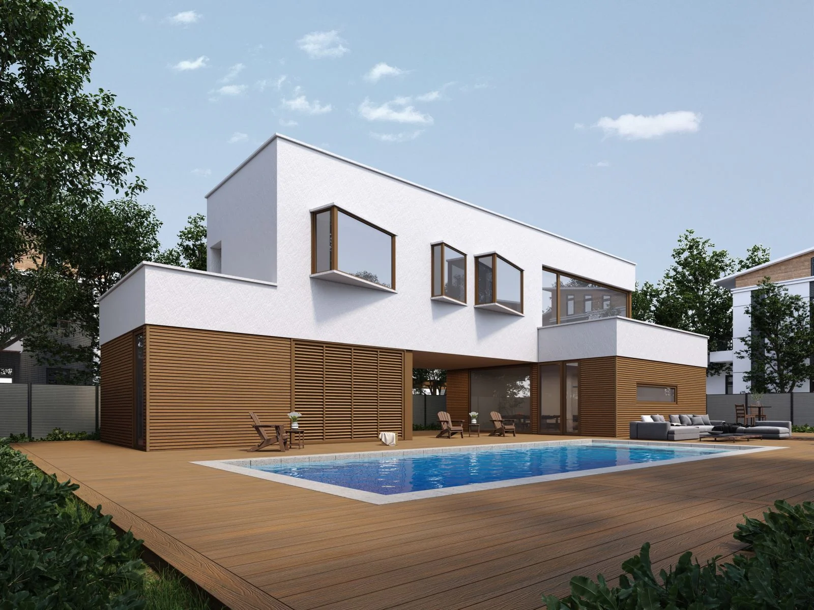 Linholm Fassadenverkleidung Castellation Pro 35 Teak 290cm - Image 3
