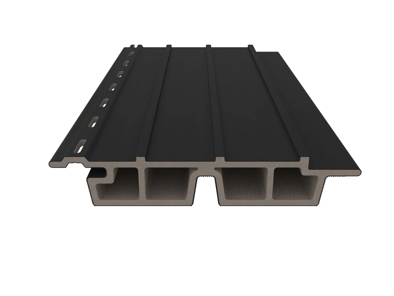 Linholm Fassadenverkleidung Castellation Pro 65 Ebony 390cm - Image 6