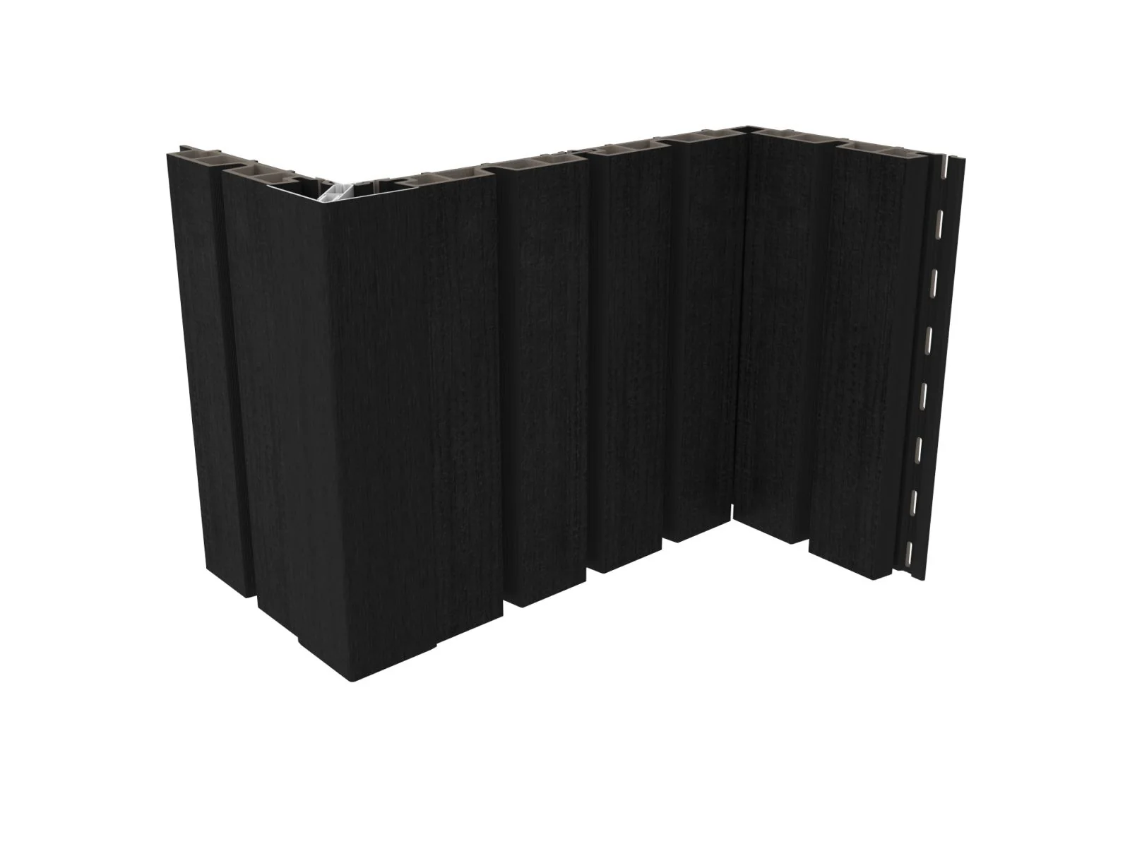 Linholm Fassadenverkleidung Castellation Pro 65 Ebony 390cm - Image 9