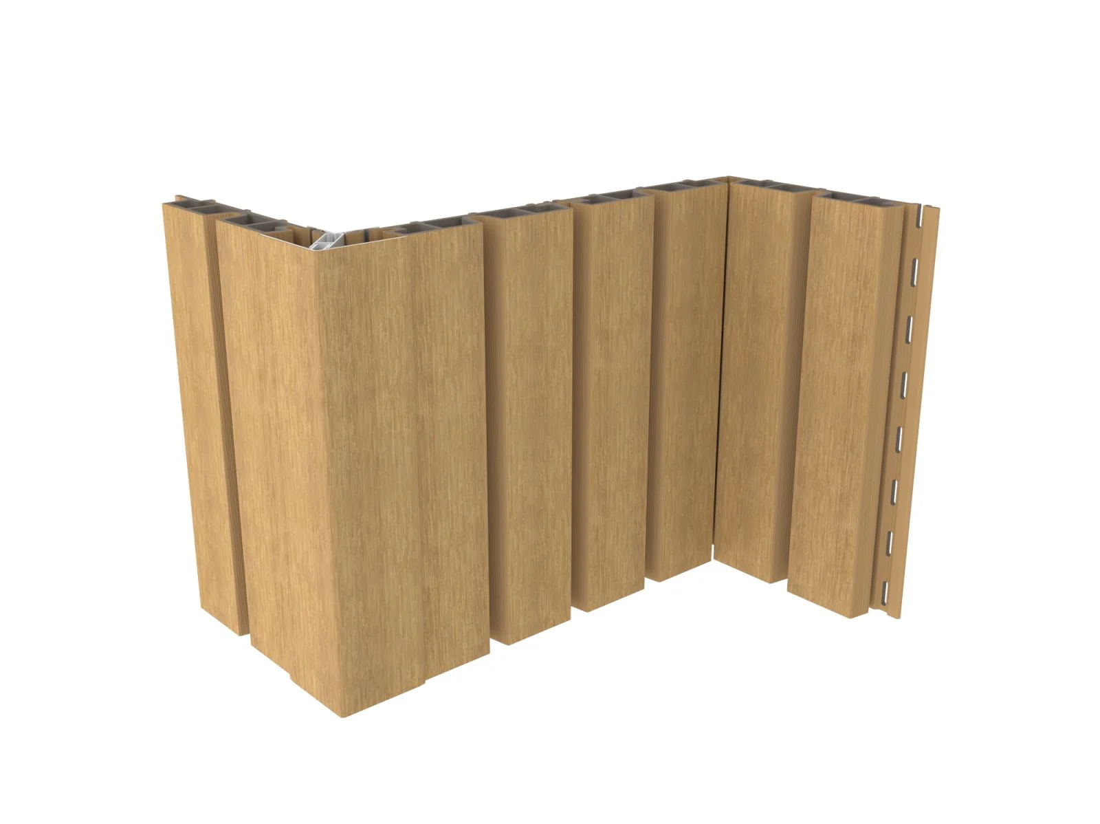 Linholm Fassadenverkleidung Castellation Pro 65 Red Cedar 390cm - Image 8