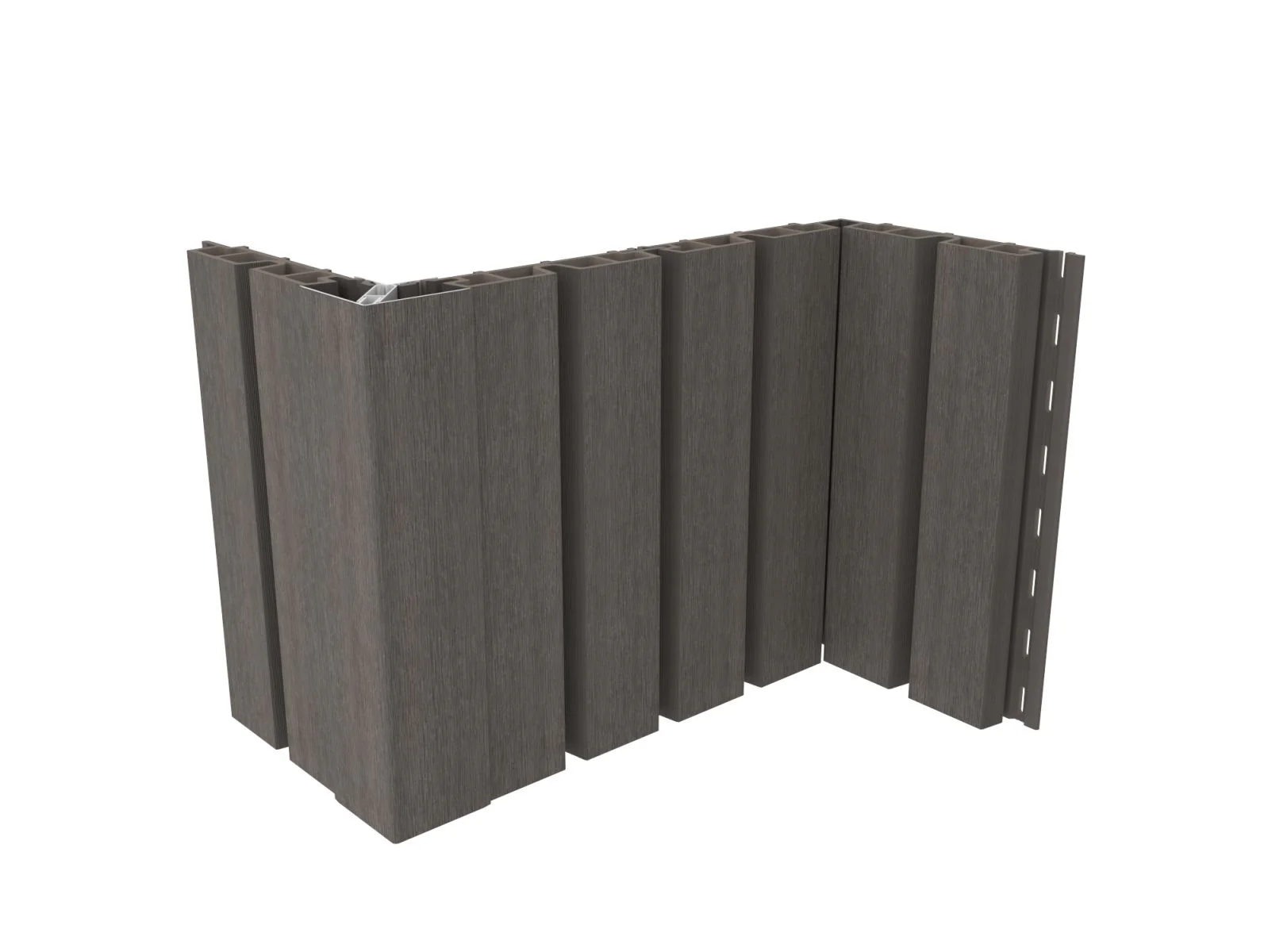 Linholm Fassadenverkleidung Castellation Pro 65 Silver Gray 290cm - Image 9