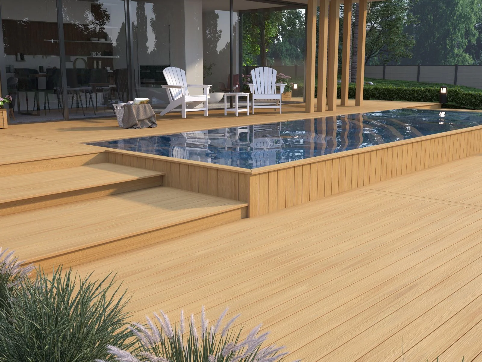 Linholm Terrassendiele Deluxe Red Cedar 300cm - Image 5