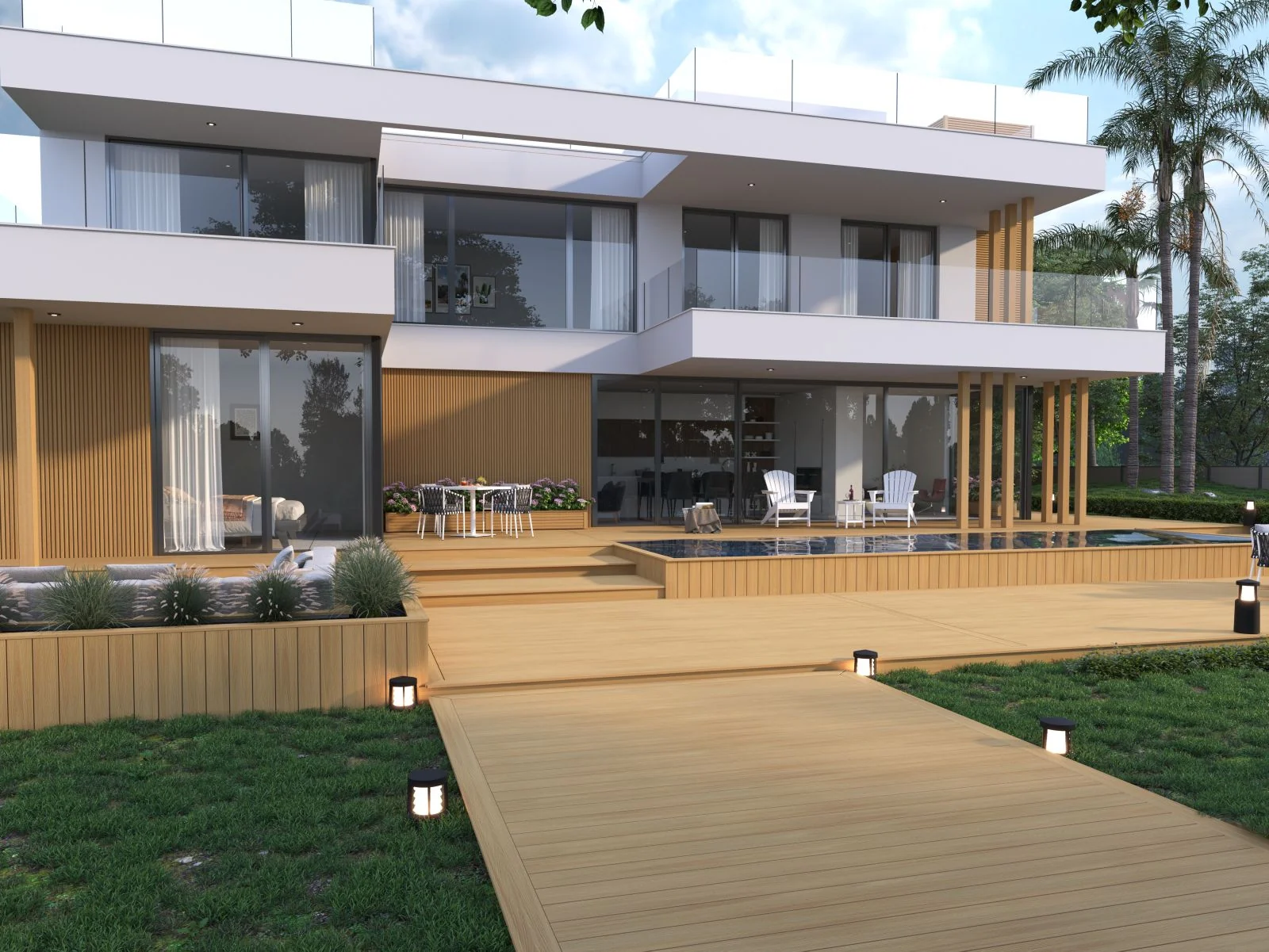 Linholm Terrassendiele Deluxe Red Cedar 400cm - Image 4