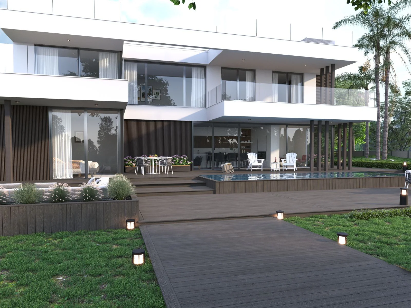 Linholm Terrassendiele Deluxe Silver Gray 300cm - Image 4