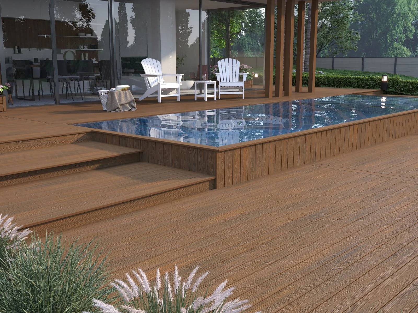 Linholm Terrassendiele Deluxe Teak 300cm - Image 5