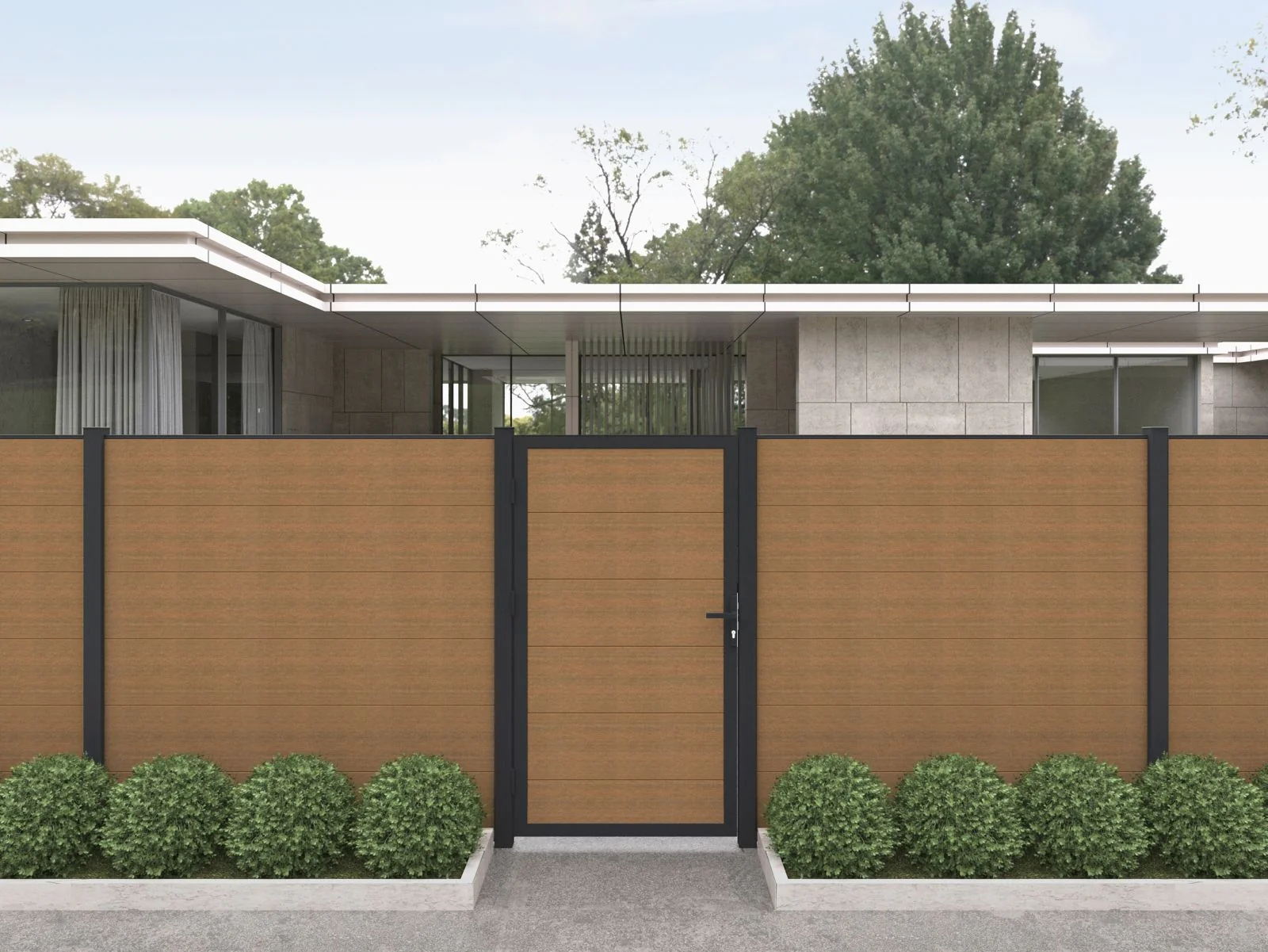 Linholm Zaun Castello Teak - Image 2